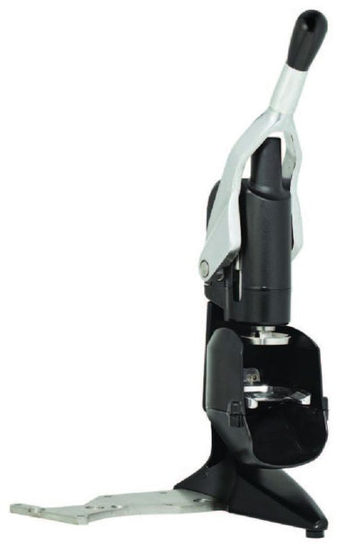 Automatic tamper add-on for MAC 80 coffee grinder for use in commercial cafes