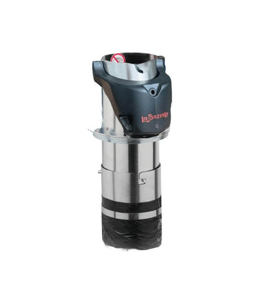 Internal metal portafilter cleaner for commercial cafes
