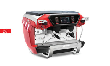 La Spaziale Commercial Espresso Machine S50 Model Red with 2 groups