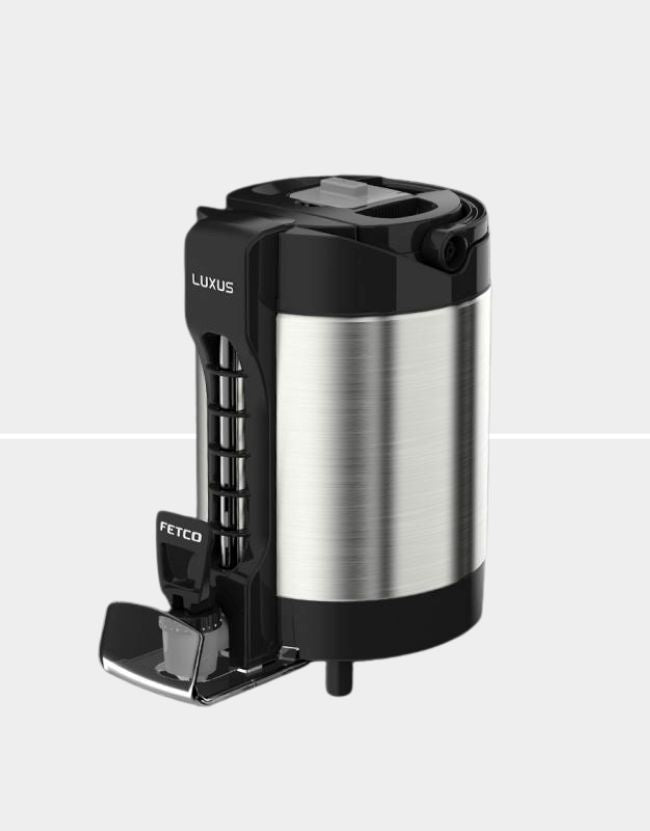 Fetco LGS-10 LUXUS 1.0 Gallon Sight Gauge Thermal Coffee Dispenser for Commercial Use