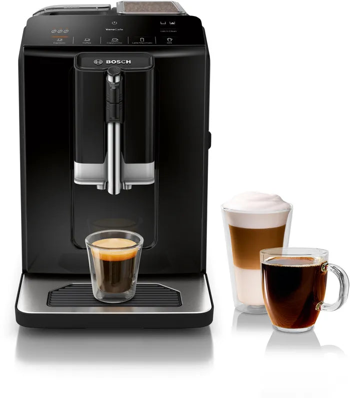 300 Series Fully Automatic Espresso Machine VeroCafe Black, Removable Water Tank