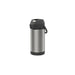 3.0-liter pump lever airpot thermal dispenser featuring an insulated body and easy-press pump lever, designed for serving hot coffee and beverages.