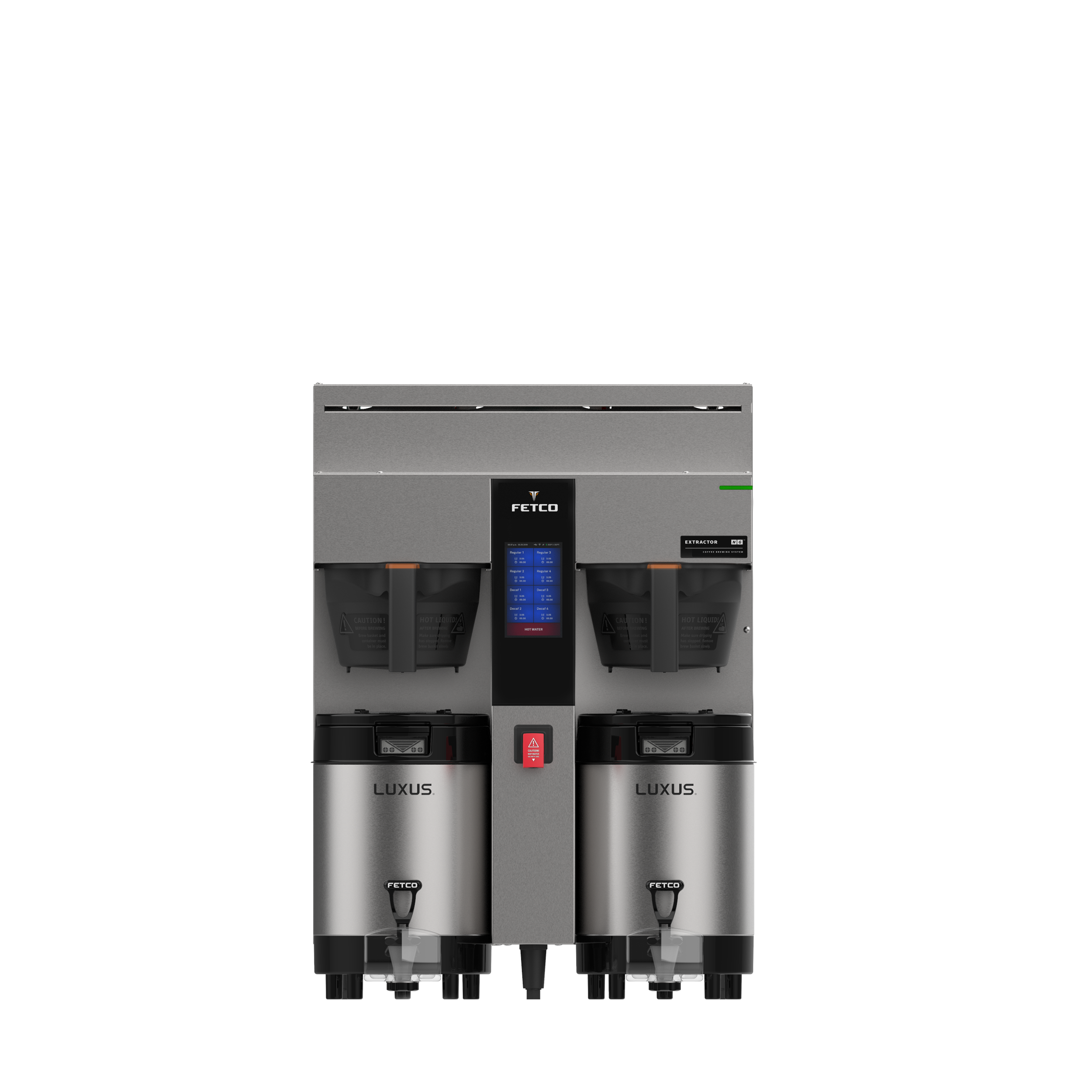 FETCO CBS-2232 NG Twin 1-Gallon Commercial Coffee Brewer Dual Station NG Series Stainless Steel 