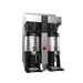 FETCO CBS-1252 Plus Twin 1.5-Gallon Commercial Coffee Brewer Twin Station Extractor Plus Stainless Steel With Plastic Brew Basket