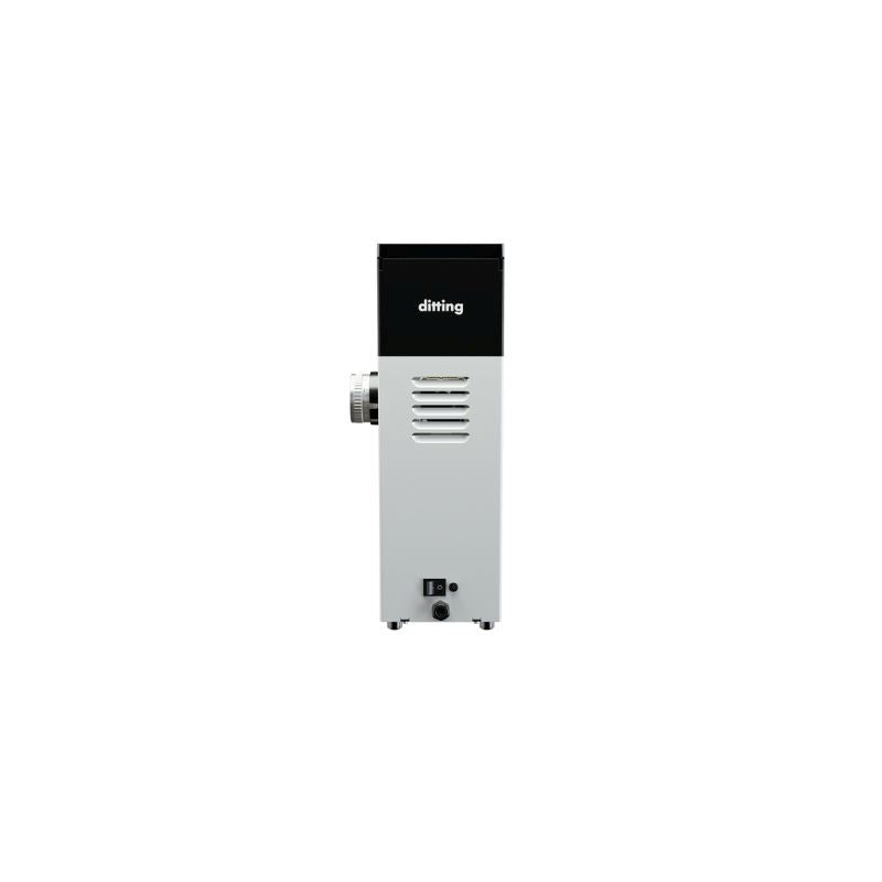 White Ditting 807 Lab Sweet coffee grinder with 80 mm cast steel burrs and precision grind dial, designed for cafés, roasters, and professional brew bars.
