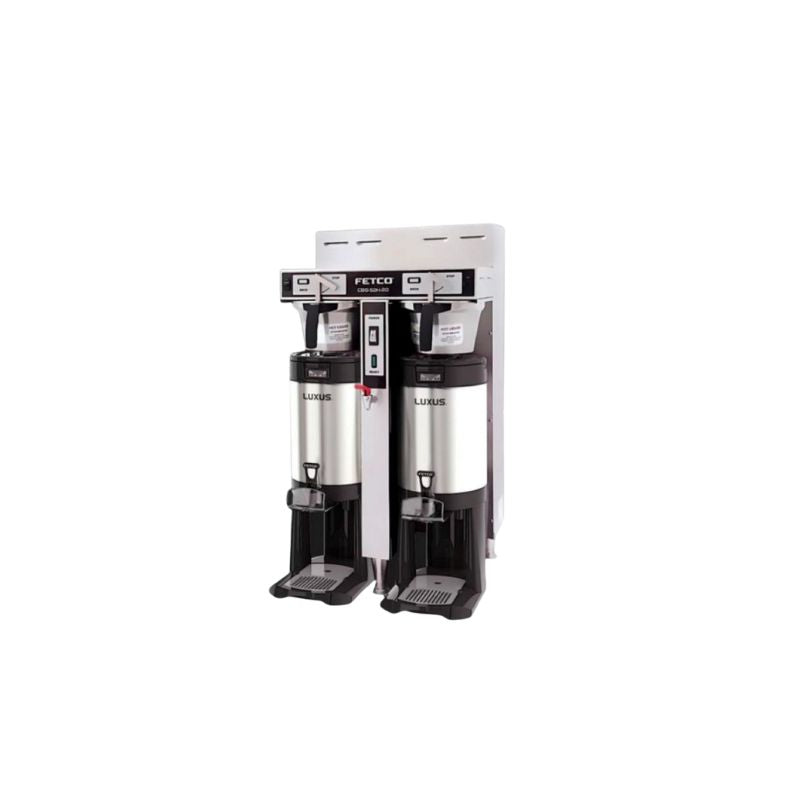 Fetco Café CBS-52H commercial coffee machine featuring handle-operated brewing control, designed for consistent coffee service in cafés and commercial environments.