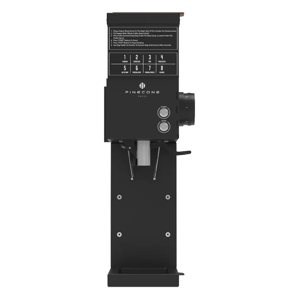 Pinecone GH-B Bulk Commercial Coffee Grinder - 3.9lb Hopper