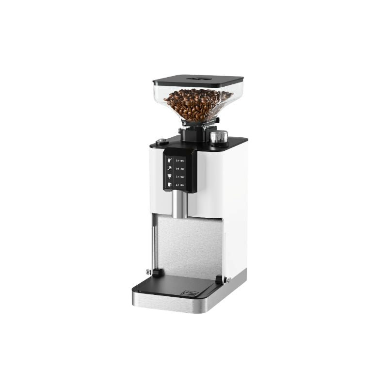 Jack Allround coffee grinder in white for commercial cafe usage