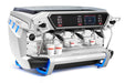 La Spaziale Commercial Espresso Machine White with 3 Groups and Takeaway capabilities