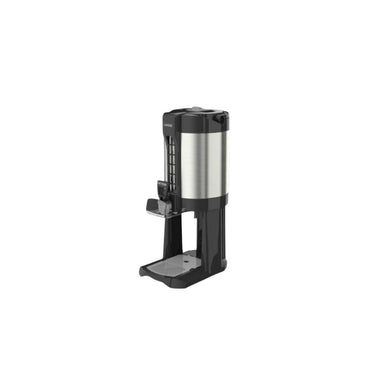 Luxus LGD-15 1.5-gallon sight gauge thermal dispenser designed for hot coffee and tea, featuring a clear level indicator, insulated body, and front dispensing spigot.