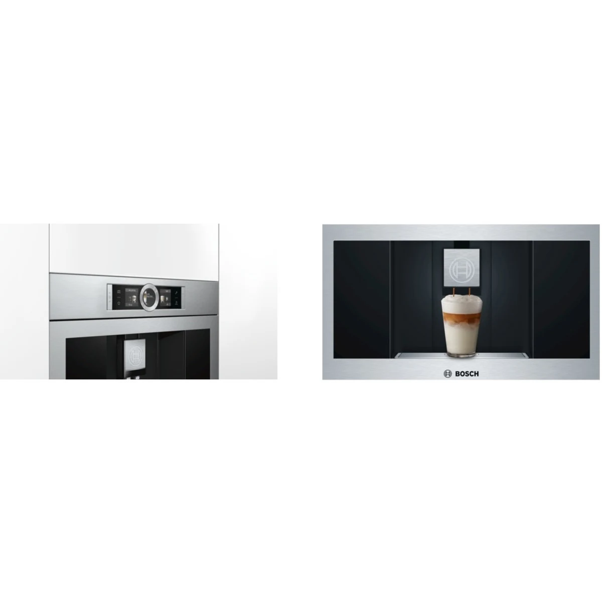 800 Series Built-in Coffee Machine Stainless Steel, Removable Water Tank